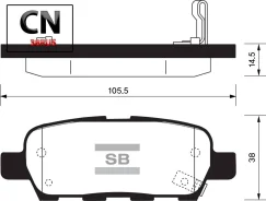 ������� ��������� ��������, ������ Sangsin Brake SP1184 SP1184 ����