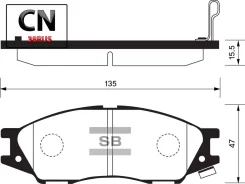 ������� ��������� �������� Sangsin Brake SP1156 SP1156 ����