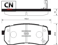 ������� �������� � SP1192SNS 1288 02, Sangsin Brake SP1192 SP1192 ����
