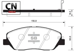 ������� �������� � SP1194SNS GDB3418 [581014DU00], Sangsin Brake SP1194 SP1194 ����