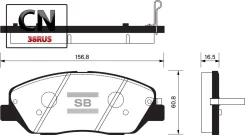 ������� ��������� Sangsin Brake SP1246 SP1246 ����