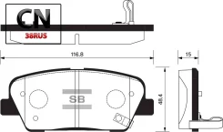 ������� ��������� Sangsin Brake SP1247 SP1247 ����