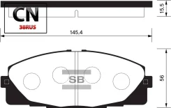 ������� �������� �������� Sangsin Brake SP1376 SP1376 ����