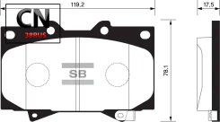 ������� ��������� ��������, �������� Sangsin Brake SP1379 SP1379 ����