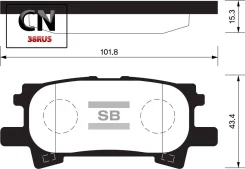 ������� �������� ������ Sangsin Brake SP1385 SP1385 ����