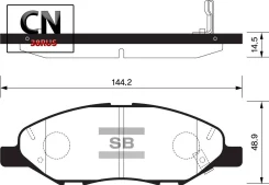 ������� �������� �������� Sangsin Brake SP1383 SP1383 ����