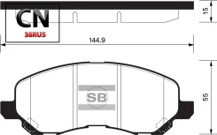 ������� ��������� Sangsin Brake SP1360 SP1360 ����