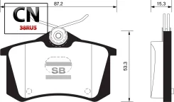 ������� ��������� �������� Sangsin Brake SP1391 SP1391 ����
