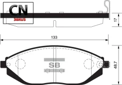 ������� ��������� �������� Sangsin Brake SP1392 SP1392 ����