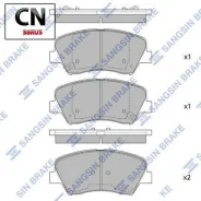������� �������� � SP1400SNS [581013XA00], Sangsin Brake SP1400 SP1400 ����