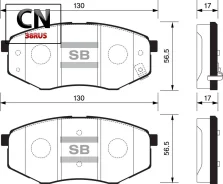 ������� �������� � SP1374SNS GDB3461=1302 02 [581012SA70], Sangsin Brake SP1374 SP1374 ����