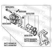 ������� ��������� �������� ����� (�� ������) Febest 0477V93WFLH 0477V93WFLH ����