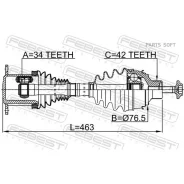 ������ �������� �����/������ 463X42 Febest 17148WF 17148WF ����