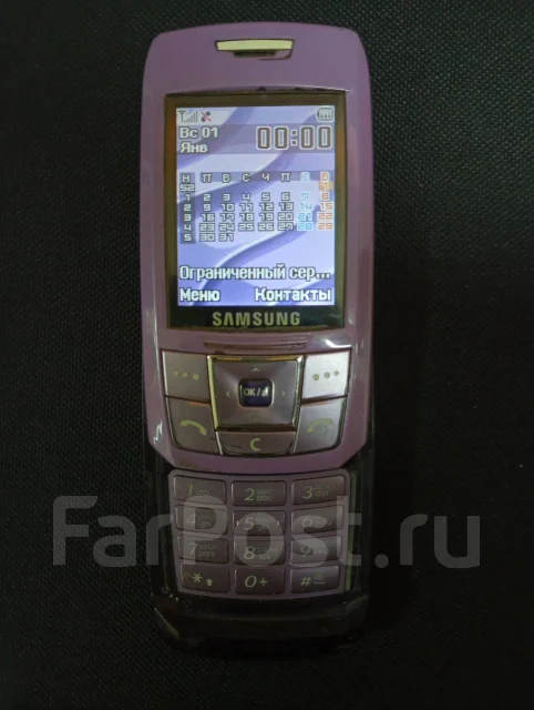 Samsung E250. �/�, ����������, ��������� ����