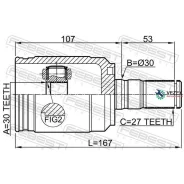 ���� ���������� ����� 30x30x27 Febest 2211SEL19LH 2211SEL19LH ����
