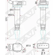 ������� ��������� Lexus RX 06-15 / Toyota Camry 06-21 1URFE; �2GRFE; �2Grfse; �3GRFE; �3Grfse; �3Urfbe; �3URFE; �4 SAT ST-90919-02256 ST9091902256 ���...