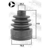 ������� ���� ���������� �������� 79.5x113x25 Febest 0315YF6RHT 0315YF6RHT ����