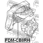 ������� ��������� ������ (��������������) FORD Focus CB4 2008-2011 [EU] Febest Fdmcb8RH FDMCB8RH ����