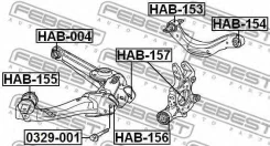 ����������� ������� �������� ������ Honda Civic 4D (2006) [178Febesthab153] HAB153 ����