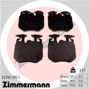 ������� �������� ! ����. 116x75x18 BMW F10/F11 3.5i/5.0i/3.5d 10 [178Zimmermann220391802] 220391802 ����