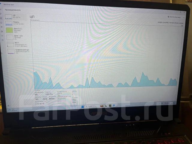 Asus TUF Gaming. 17", 2,2����, ��� 16 ��, ���� 1 235���, WiFi: 1, Bluetooth: 1, ����������� �� 1��. ����