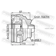���� �������� 33x56.1x31 | ����/��� | Febest 1910F48 1910F48 ����