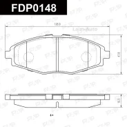 ��������� ������� �������� ����� Ceramic Chevrolet Lanos 1.5L 2005.11-2010.12 FDP0148 ����