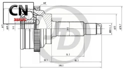 ���� ������� ABS MA014A44 JCT0015A ����