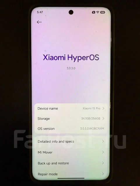 Xiaomi 15 Pro. �/�, 256 ��, �����, 4G LTE, 5G, Dual-SIM, NFC ����