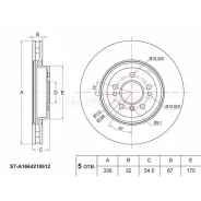 ���� ��������� (�����) Mercedes-Benz M-Class 11-15 SAT STA1664210612 STA1664210612 ����