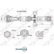 ��� ��������� Chevrolet Captiva 06-15 / Opel Antara 06-15 SAT ST-20781756K ST20781756K ����
