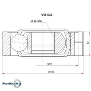 ���� (�������/ �����) Audi A4 94-01 / A6 94-05 SAT VW-022, �������� VW022 ����