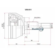 ���� (�������/ �����) Volkswagen Touareg 02-10 / Transporter 03-15 SAT VW-911, �������� VW911 ����