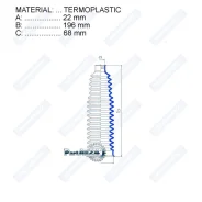 ������� ������� ����� Termoplastic (22*196*68) AUDI Motorherz RDZ0463MG RDZ0463MG ����