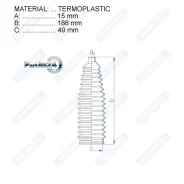 ������� ������� ����� Termoplastic (15*188*49) Toyota Motorherz RDZ0471MG RDZ0471MG ����