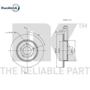 ���� ��������� FORD Focus II 04/C-MAX 1.6/1.8/2.0/2.0D 04 ������ NK 202558 202558 ����