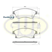 ������� ��������� Chevrolet Cruze/OPEL Astra J 15 10- ���. ECO-LINE GUD GBP880168 GBP880168 ����