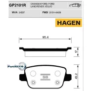 ������� ��������� FORD Galaxy/Mondeo/S-MAX/Volvo S80/XC70/Freelander 06- ������ Sangsin Brake GP2101R GP2101R ����