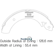 ������� ����. ���. Ssangyong Actyon/Musso/Korando/Kyron/HYU�NDAI H-100 Sangsin Brake SA072GR SA072GR ����