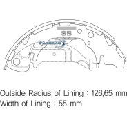 ������� ����. ���. Chrysler Voyager 95-/Dodge Caravan 95-/KIA Carnival 99- Sangsin Brake SA126 SA126 ����