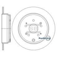 ���� ��������� (�����) Honda CR-V 01-18 / Stepwgn 15-21 Sangsin Brake SD4119, ������ SD4119 ����