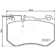 ������� ��������� Mercedes W205 14- �������� L 127.7�� Japanparts PA0515AF PA0515AF ����