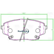 ������� ��������� Changan CS55 22- ���. Trialli PF2316 PF2316 ����