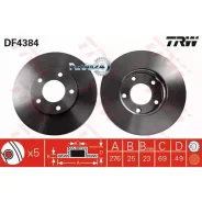 ���� ��������� Mazda 3 1.4/1.6 03/Mazda 5 15 1.8/2.0/2.0D 03 �������� ����. TRW DF4384 DF4384 ����