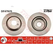 ����. ���� ���. ����. [360x30] 5 ���. LAND Rover Discovery III 2009 -; Range Rover III 2005 -; Range Rover Sport 2005 - TRW DF4792S DF4792S ����
