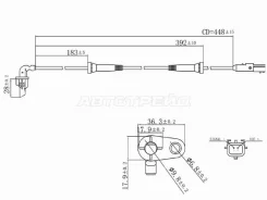 ������ ABS Renault Logan 14-22 / Sandero 14-22 (�����/ �����) SAT ST-31-0098, ����� ������ ST310098 ����
