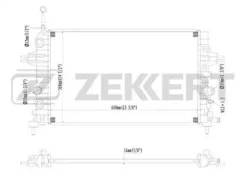 �������� ���������� ��������� Opel Astra H 04- Zafira B 05- Zekkert mk1084 MK1084 ����