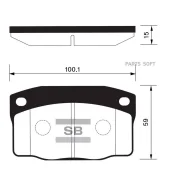 ������� ��������� OPEL Kadett E/Daewoo Nexia 8v R13 �������� SP1055 Sangsin Brake SP1055 SP1055 ����