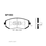 ������� �������� Subaru Forester (SJ) 13-, Legasy V SP1553 Sangsin Brake SP1553 SP1553 ����
