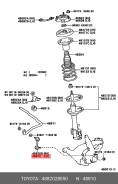 ������ ������������� �������� ������ ����� ��� Lexus RX, Toyota Highlander, Toyota Previa toyota 48820-28050 4882028050 ����